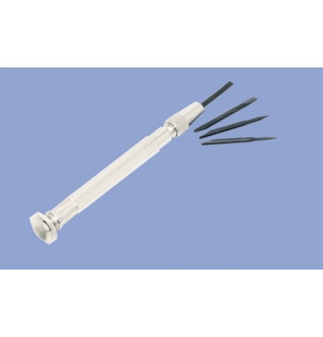 Uhrmacher-Schraubendreher mit Wechselklingen